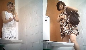 Женщины писетив поликлинику писают в туалете